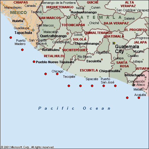 Guatemala Marine Weather