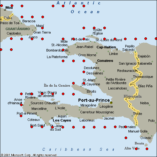 haiti Map Weather