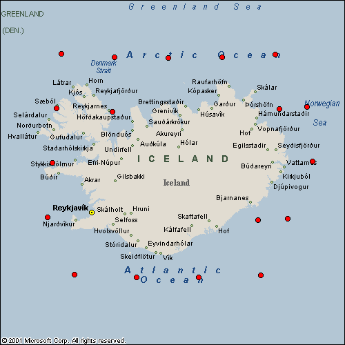 map of iceland volcanoes. Iceland Marine Forecast Tips