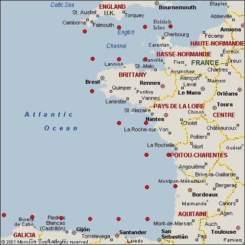 France Marine Weather Forecast | BUOYWEATHER.COM